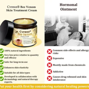 🔥FDA Approved⭐ WHO Approved🌍 Cvreoz® Bee Venom Skin Treatment Cream - Fast and effective⚡ targeting all skin issues✅ If ineffective, a refund is guaranteed💯