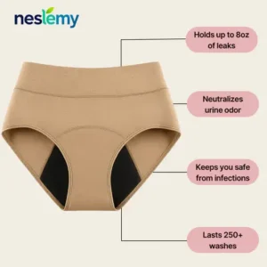 🎁 Thanksgiving Sale 70% OFF|NESLEMY™  100% Leak-Proof Underwear 4-pack