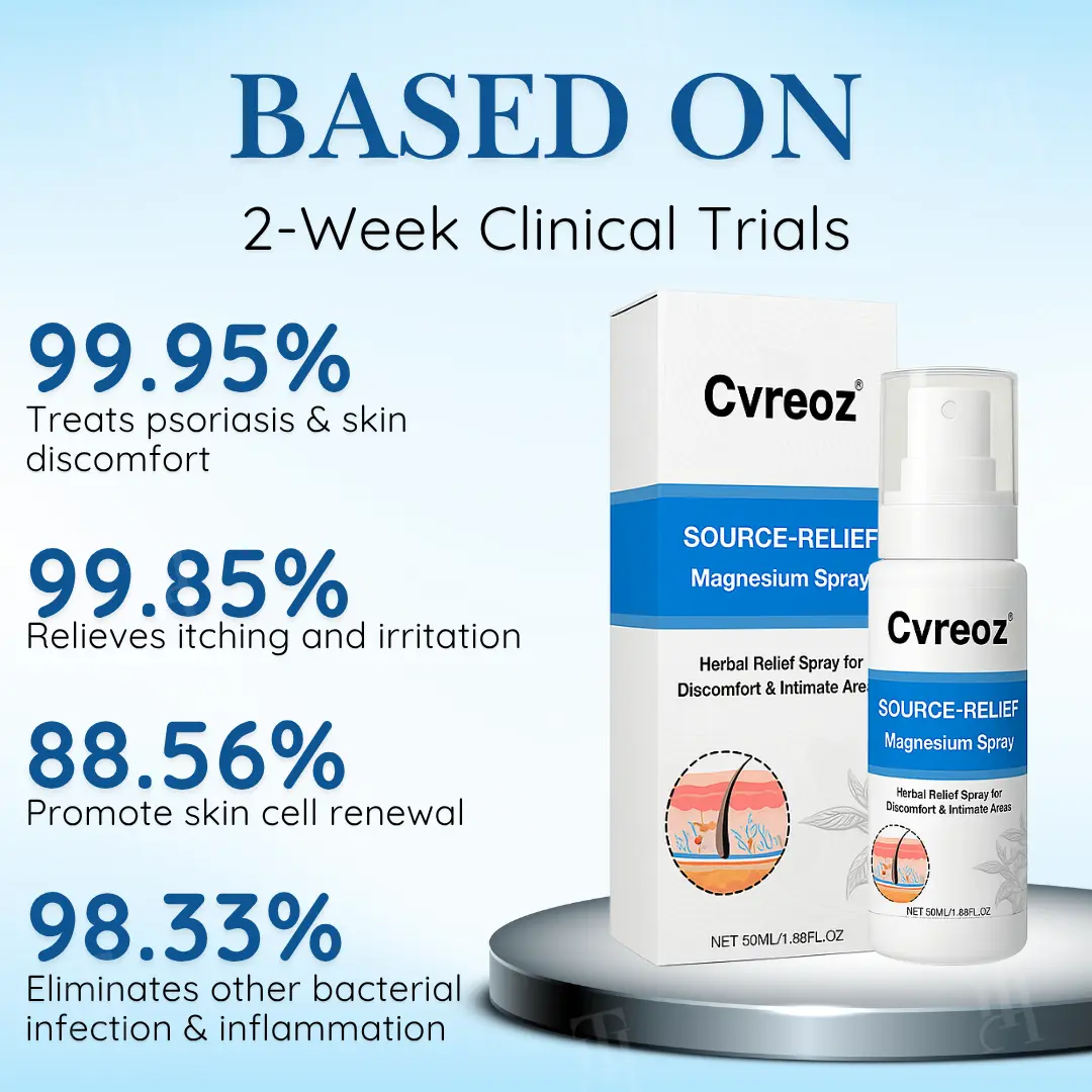✨Limited-Time 50% OFF Deal | Get Calm & Comfort for Less | Cvreoz® Source-Relief Magnesium Spray