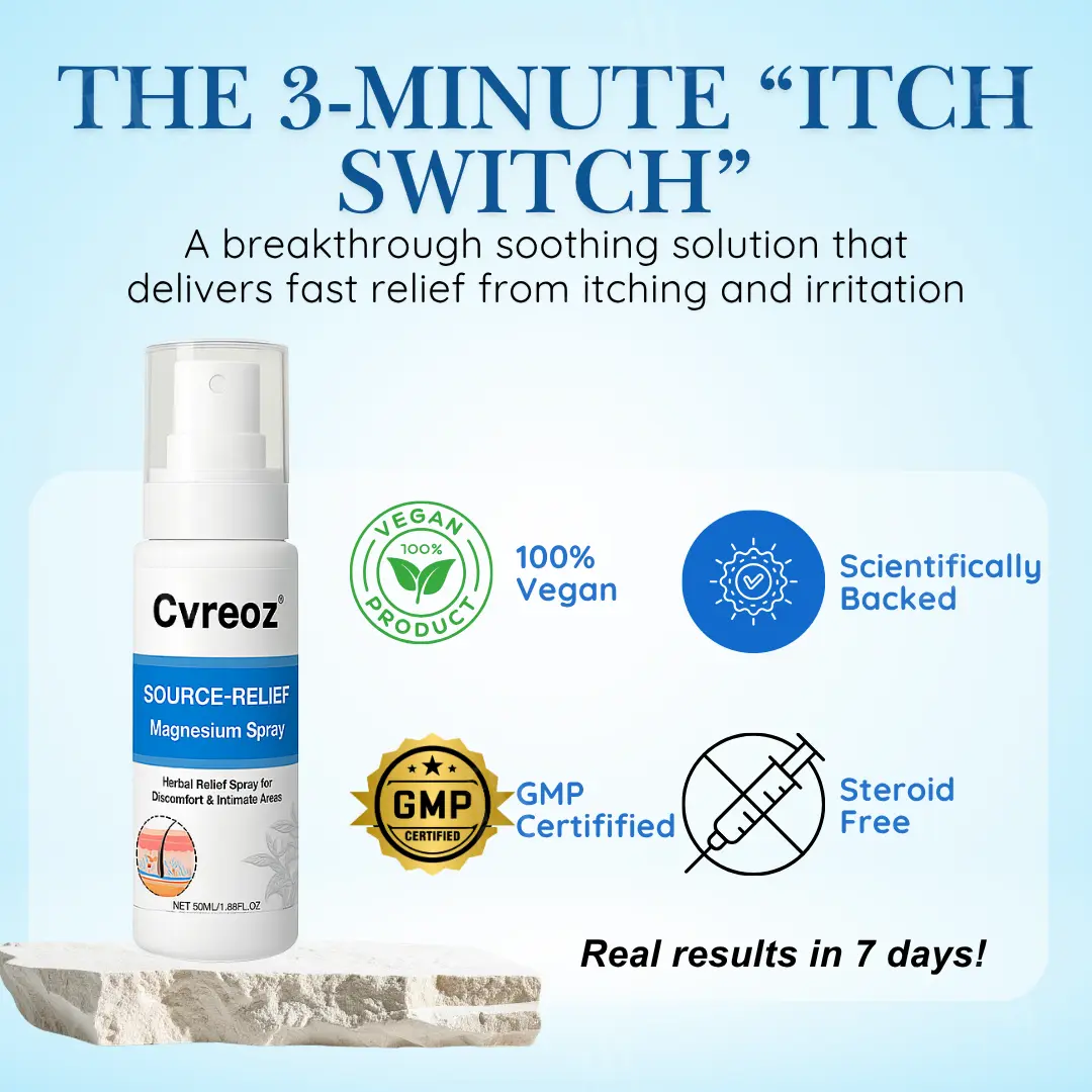 ✨Limited-Time 50% OFF Deal | Get Calm & Comfort for Less | Cvreoz® Source-Relief Magnesium Spray