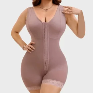 ⏰Limited-Time Offer✨ NESLEMY Women Tummy Control Full Shapewear Butt Lifter with Zipper Crotch