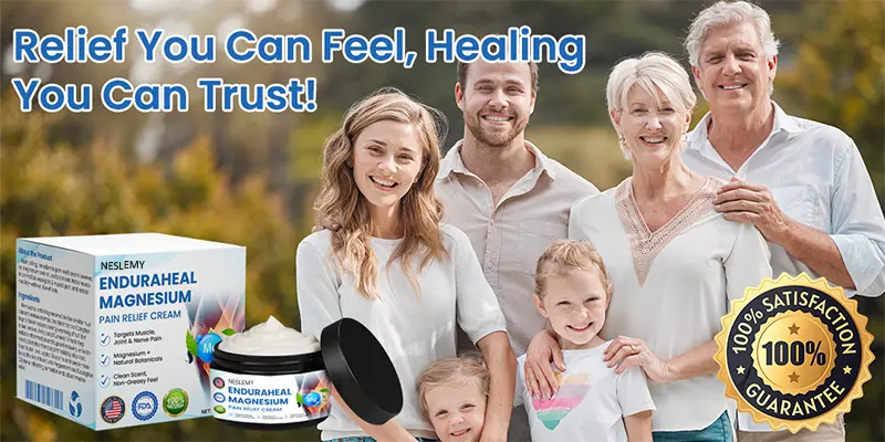 NESLEMY® EnduraHeal Magnesium Soothing Cream is specially designed for soreness and discomfort, helping you regain your energy and move forward with ease.