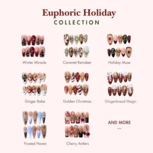 NESLEMY｜Euphoric Holiday Collection | MEGA LIVE 10PCS Handmade Press On Nails