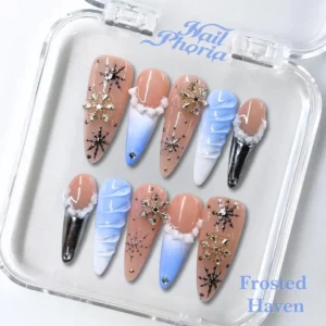 NESLEMY｜Euphoric Holiday Collection | MEGA LIVE 10PCS Handmade Press On Nails